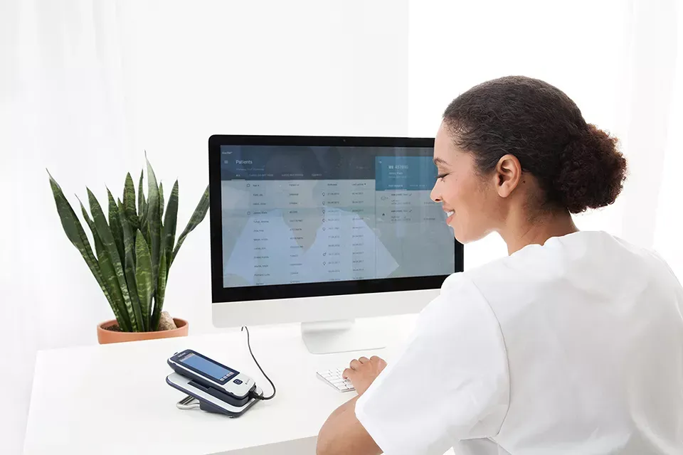 Intuitive PC software for MAICO easyScreen