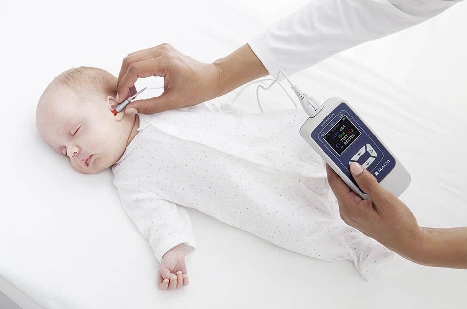 OAE newborn hearing screening with MAICO ERO•SCAN